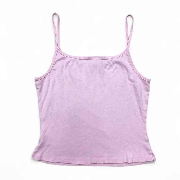 Vintage Y2K Kavio! Baby Pink Summer‎ Cami Tank Top “Aloha” Hawaii Cotton XL - Picture 4 of 4